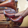 Dámské boty 3325 bordo