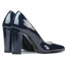 Elegantní dámské boty 1261 lak indigo
