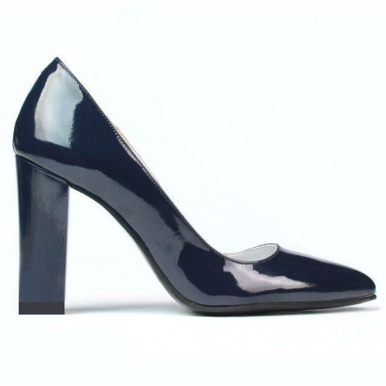 Elegantní dámské boty 1261 lak indigo