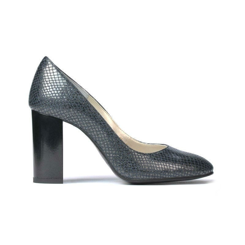 Elegantní dámské boty 1269 python indigo