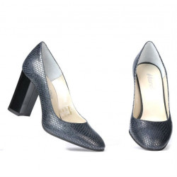 Elegantní dámské boty 1269 python indigo