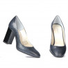 Elegantní dámské boty 1269 python indigo