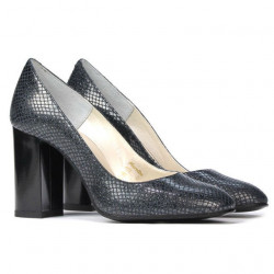 Elegantní dámské boty 1269 python indigo