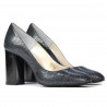 Elegantní dámské boty 1269 python indigo