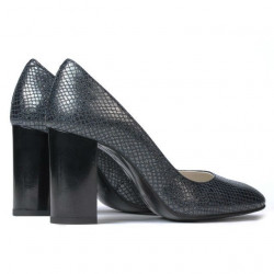 Elegantní dámské boty 1269 python indigo