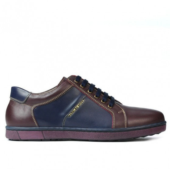Pánské sportovní boty 849 bordo+indigo