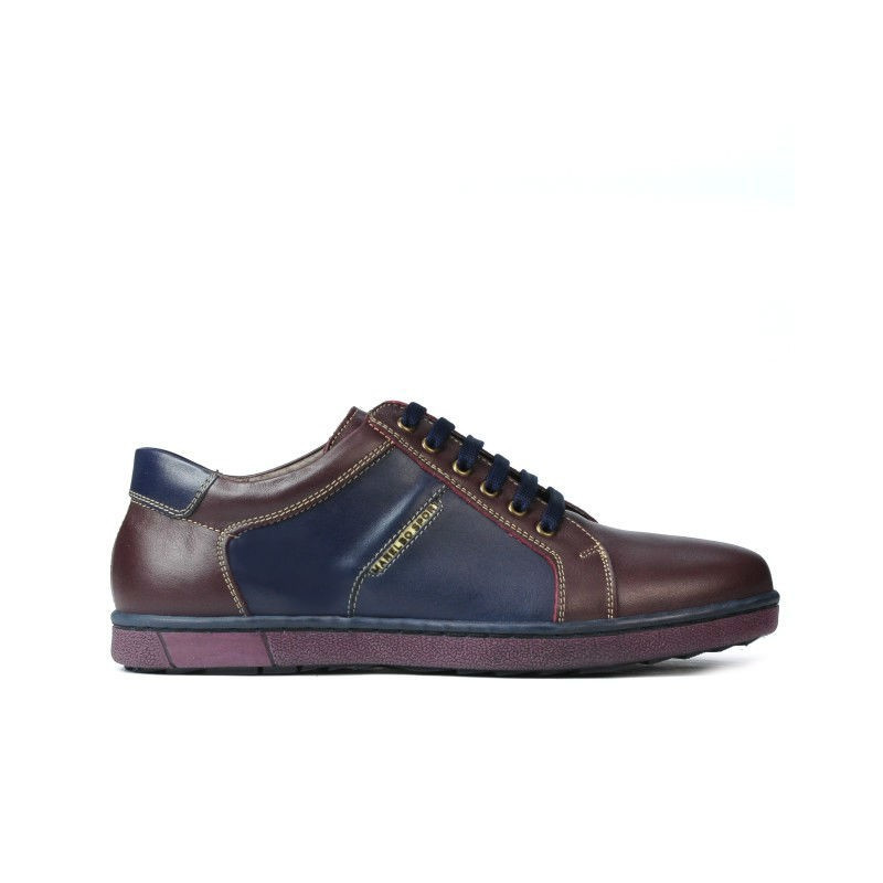 Pánské sportovní boty 849 bordo+indigo
