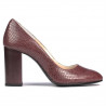 Dámské elegantní boty 1269 python bordo