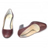 Dámské elegantní boty 1269 python bordo