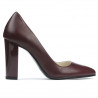 Elegantní dámské boty 1261 bordo