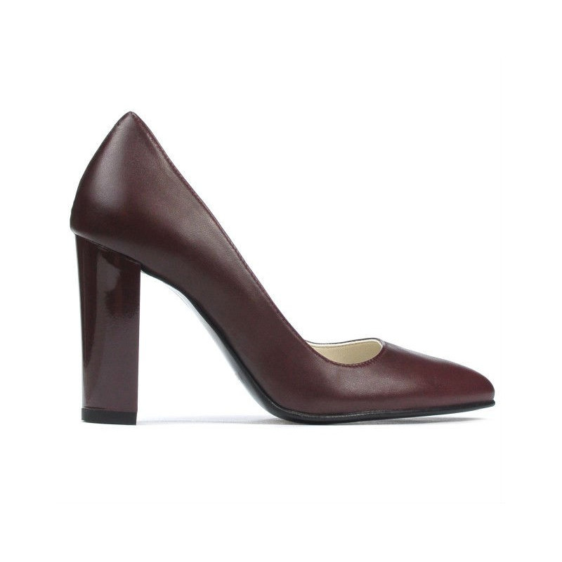 Elegantní dámské boty 1261 bordo