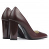 Elegantní dámské boty 1261 bordo