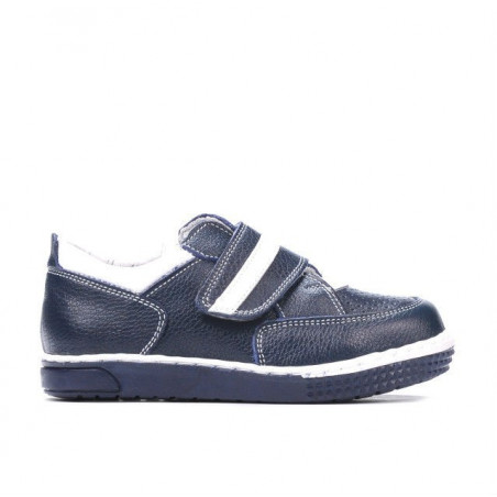 Batolecí boty 64c indigo+bílá