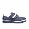 Batolecí boty 64c indigo+bílá