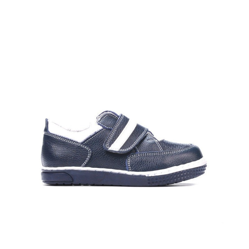 Batolecí boty 64c indigo+bílá
