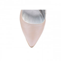 Elegantní dámské boty 1261 perleťové cappuccino