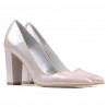 Elegantní dámské boty 1261 perleťové cappuccino