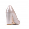 Elegantní dámské boty 1261 perleťové cappuccino