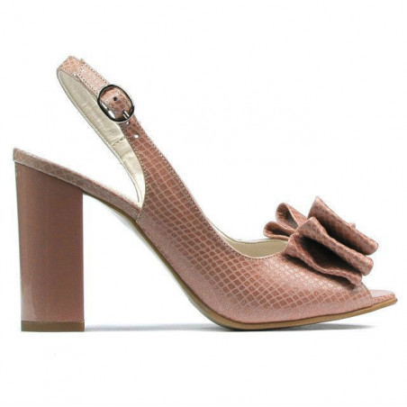 Dámské sandály 1256 python nude