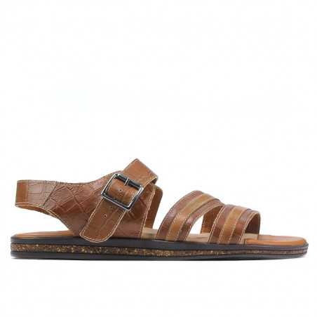 Pánské sandály 315 croco hnědé