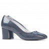 Elegantní dámské boty 1268 python indigo