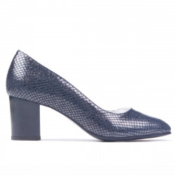 Elegantní dámské boty 1268 python indigo