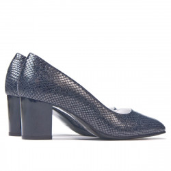 Elegantní dámské boty 1268 python indigo
