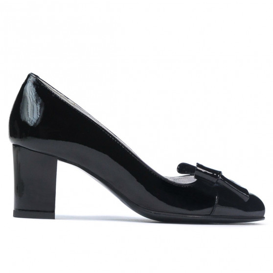 Elegantní dámské boty 1265-1 černý lak