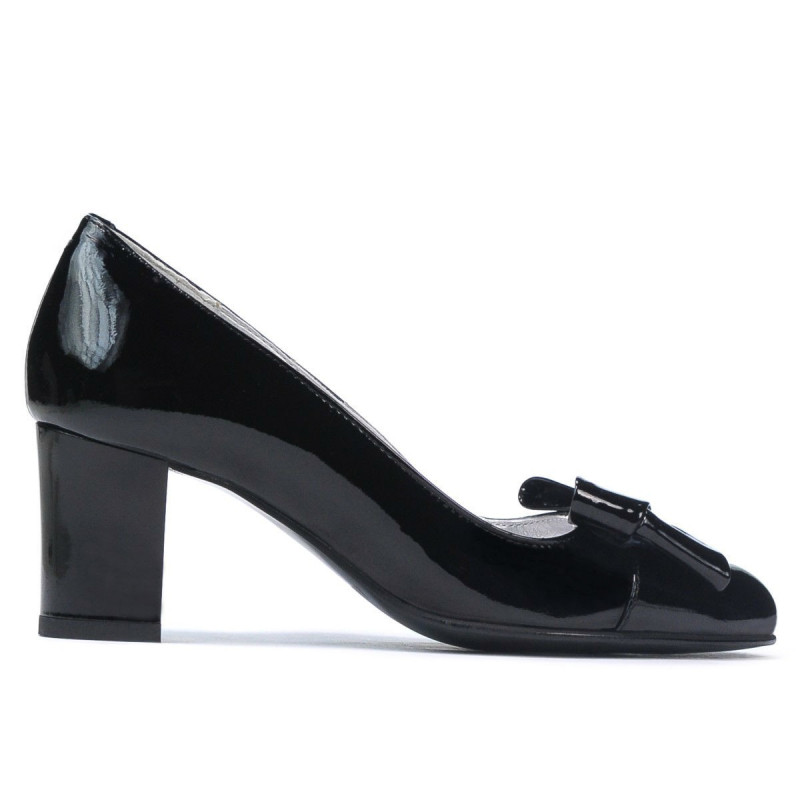 Elegantní dámské boty 1265-1 černý lak