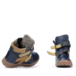 Dětské boty 3015 indigo kombinované