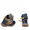 Dětské boty 3015 indigo kombinované
