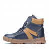 Dětské boty 3015 indigo kombinované