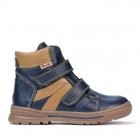 Dětské boty 3015 indigo kombinované