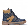Dětské boty 3015 indigo kombinované