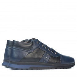Pánské ležérní boty 4110 indigo+černá