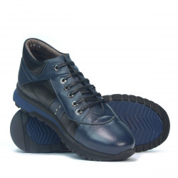 Pánské ležérní boty 4110 indigo+černá