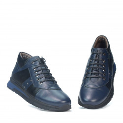 Pánské ležérní boty 4110 indigo+černá