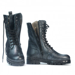Dámské boty 3337 šedá perleťová
