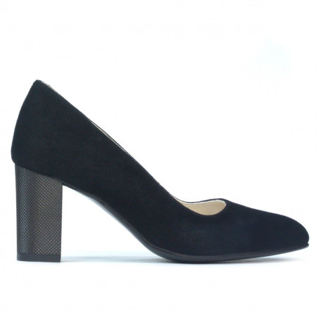Elegantní dámské boty 1273 černá antilopa