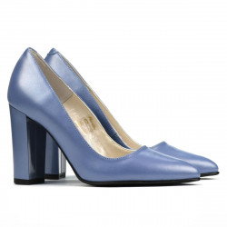 Dámské elegantní boty 1261 modrá perla