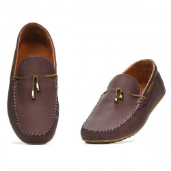 Pánské mokasíny 863 g bordo