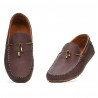 Pánské mokasíny 863 g bordo