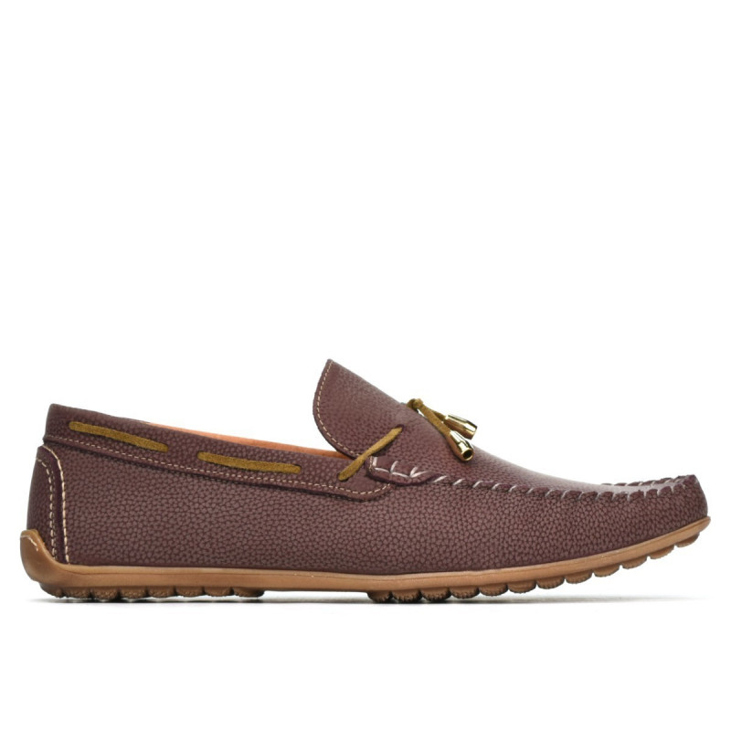 Pánské mokasíny 863 g bordo