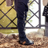 Dětské boty 164 indigo+hnědé