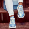Dámské sportovní boty 6015 modroperleťová kombinace