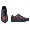Sportovní boty pro teenagery 377 indigo+bordo