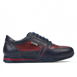 Sportovní boty pro teenagery 377 indigo+bordo