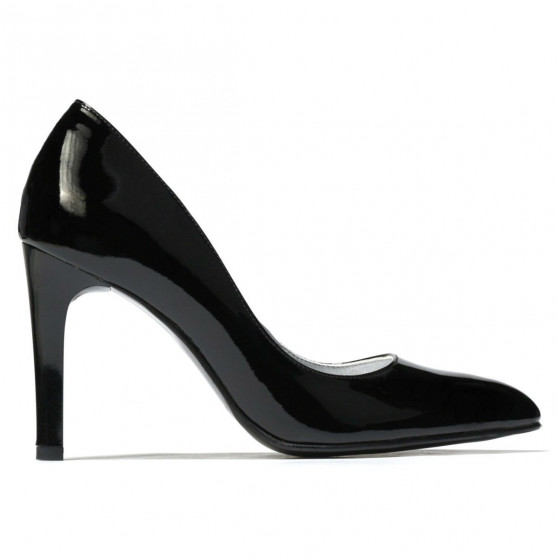 Elegantní dámské boty 1276 lakované černé