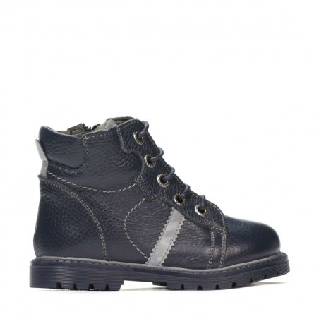 Dětské boty 102c indigo kombinované