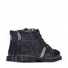 Dětské boty 102c indigo kombinované